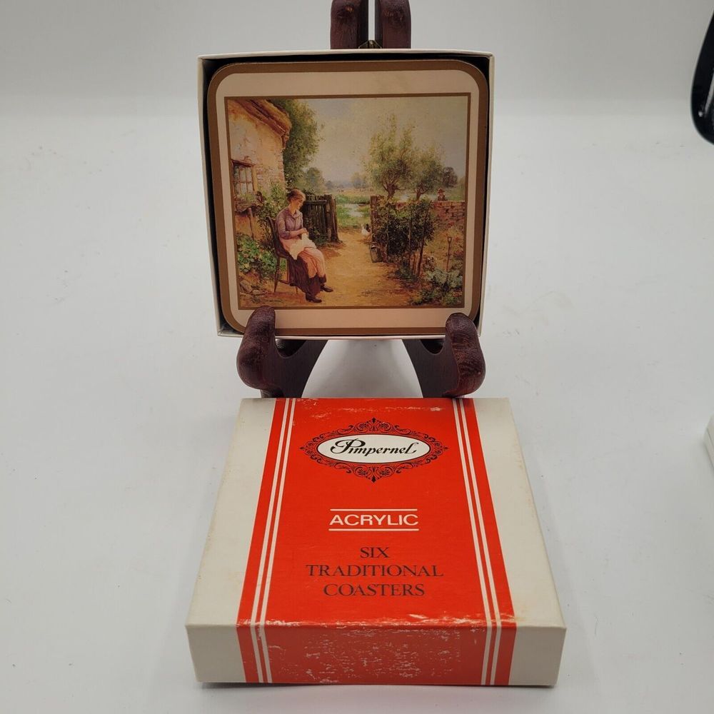Pimpernel Country Life Cottage‎ Coaster set of 6